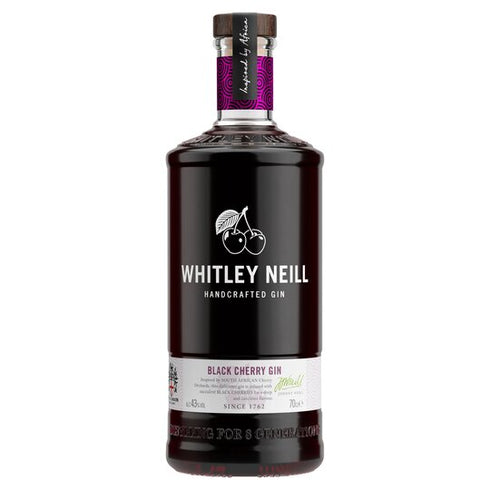 Whitley Neill Gin 70cl Chocolate Truffle and Drinks Biscuits Gift Box with Glass